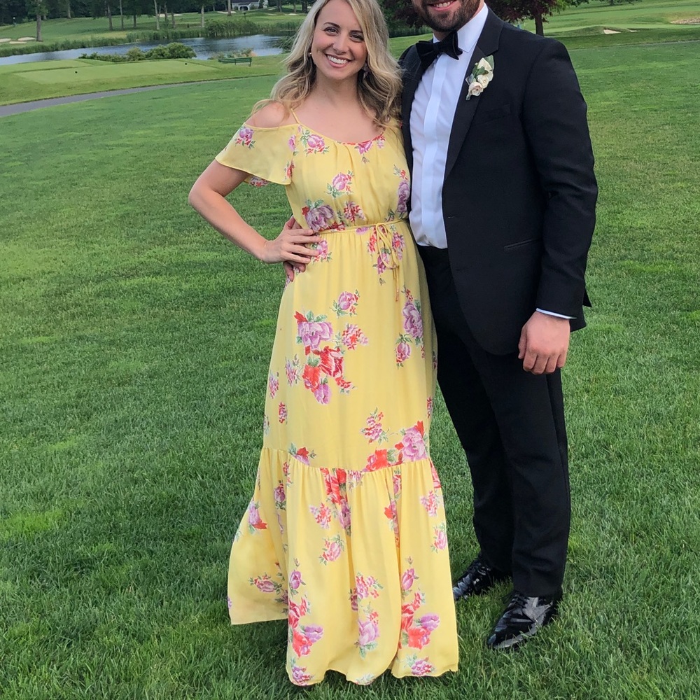 Joie yellow maxi dress